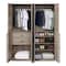 Manhattan Comfort Lee Module Wardrobe 2.0 & 3.0 Closet in Rustic Grey, 2PK 2-WC0023-GY - alternate 5